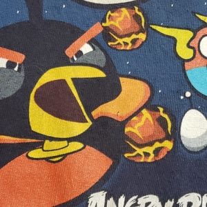 T-shirt Angry Birds Space Enfant - Bleu Foncé, Coton - Taille 10/12 Ans